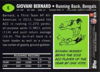 2013 Topps Chrome #6 Giovani Bernard 1969