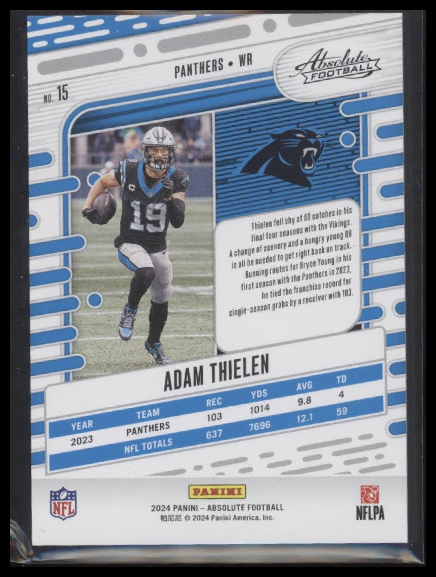 2024 Panini Absolute #15 Adam Thielen Spectrum