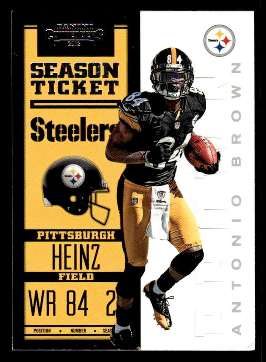 2012 Panini Contenders #77 Antonio Brown