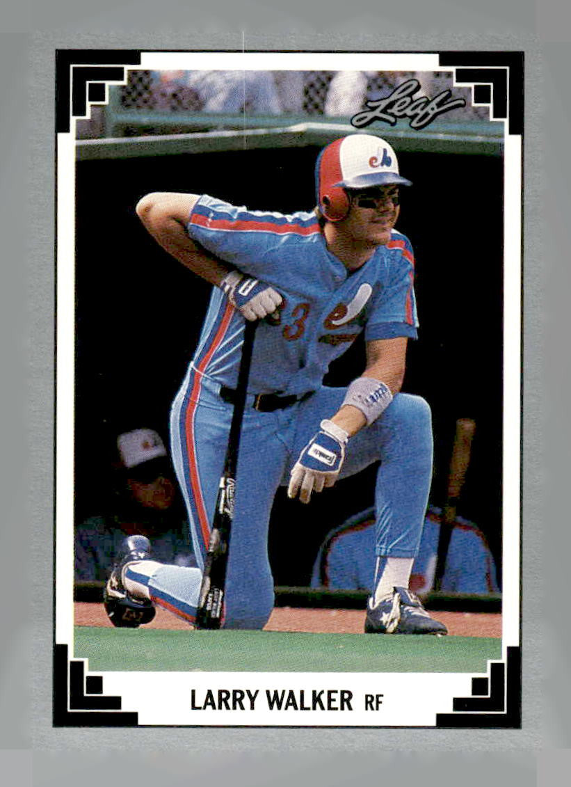 1991 Leaf #241 Larry Walker