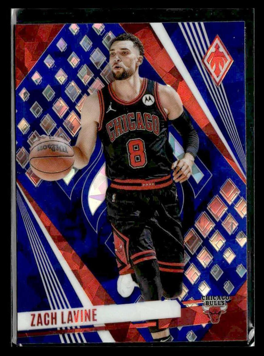 2023-24 Panini Phoenix #84 Zach LaVine Phoenix Blue Ice
