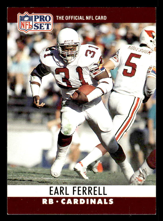 1990 Pro Set FACT Cincinnati #255 Earl Ferrell