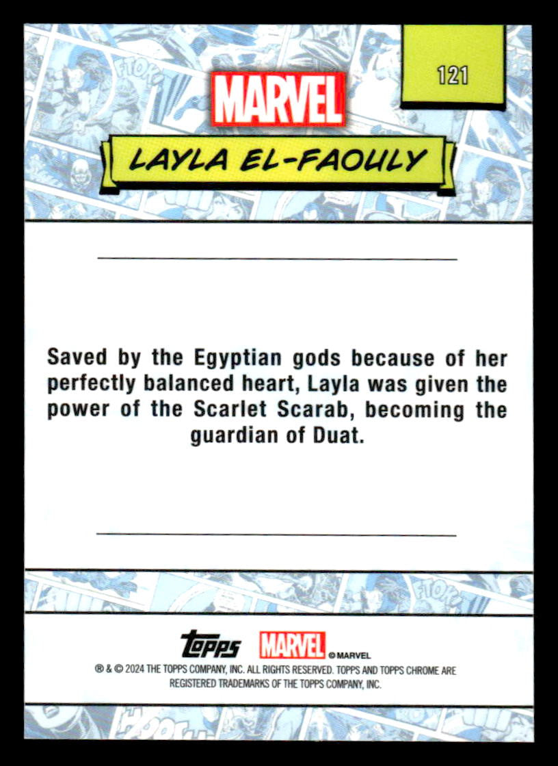 2024 Topps Chrome Marvel #121 Layla El-Faouly