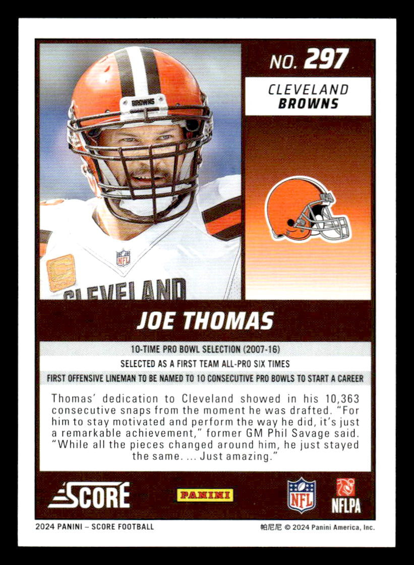 2024 Score #297 Joe Thomas