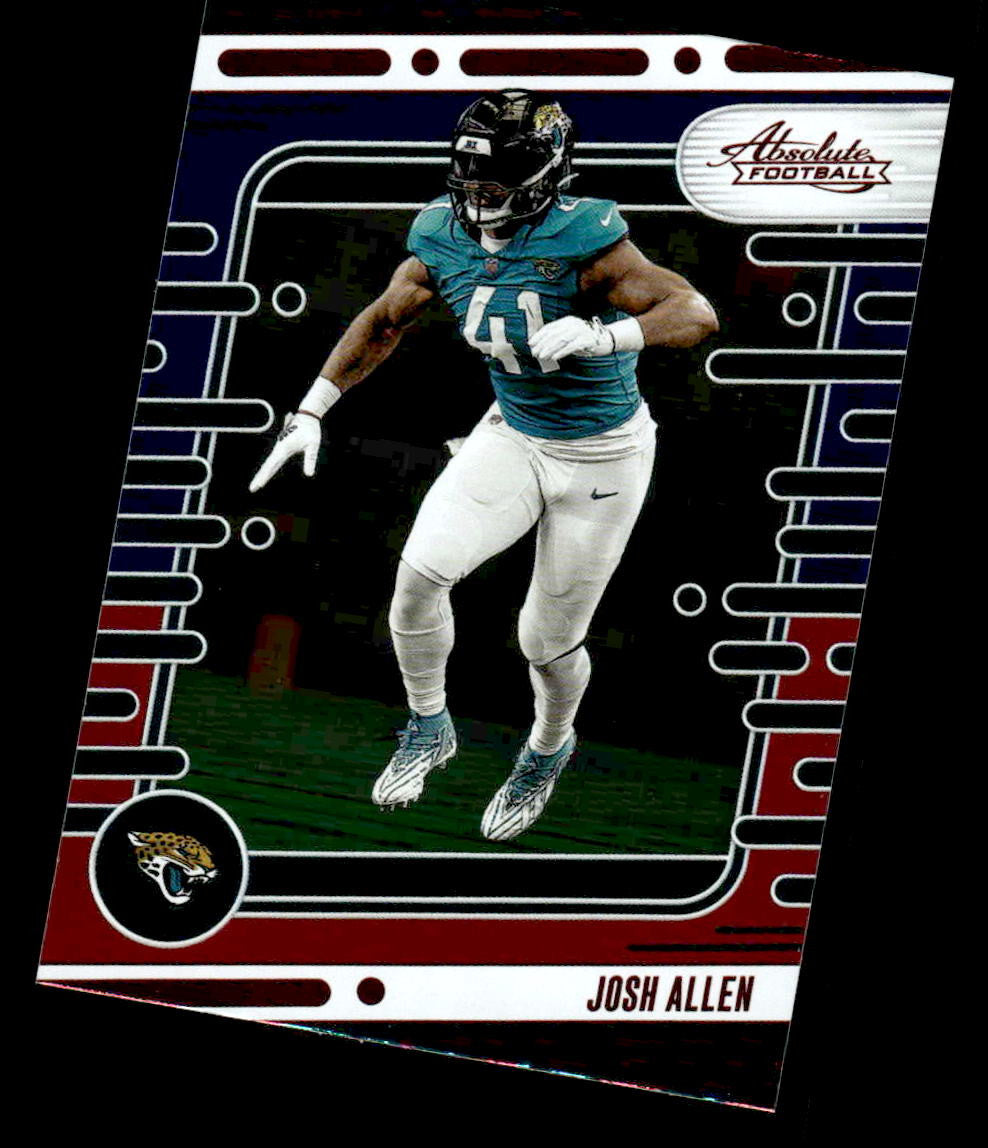 2024 Panini Absolute #49 Josh Hines-Allen Red and Blue