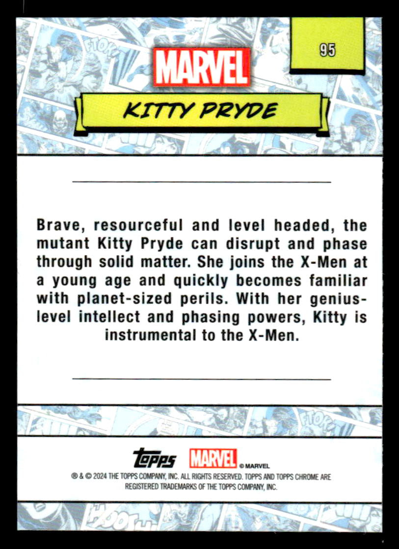 2024 Topps Chrome Marvel #95 Kitty Pryde