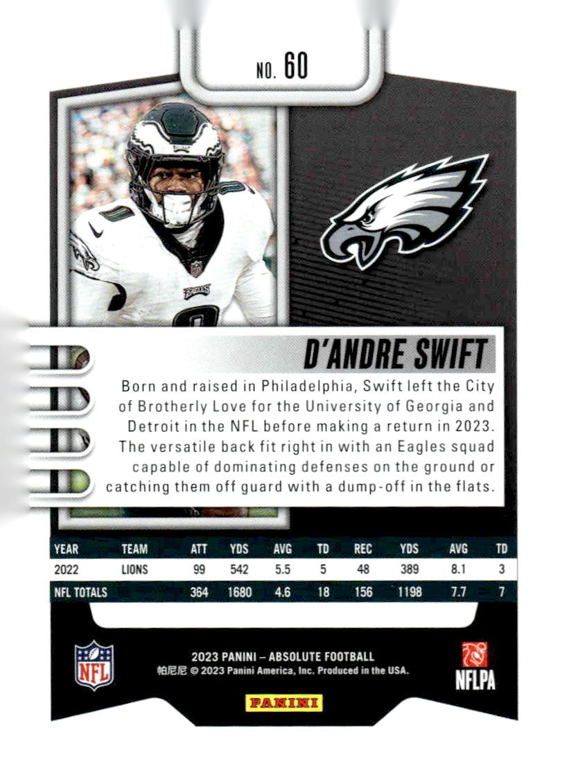 2023 Panini Absolute #60 D'Andre Swift Retail