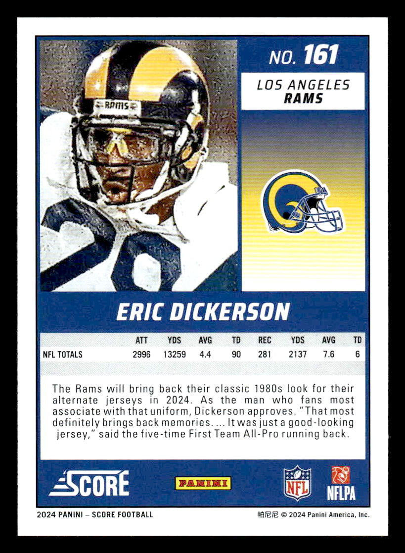 2024 Score #161 Eric Dickerson