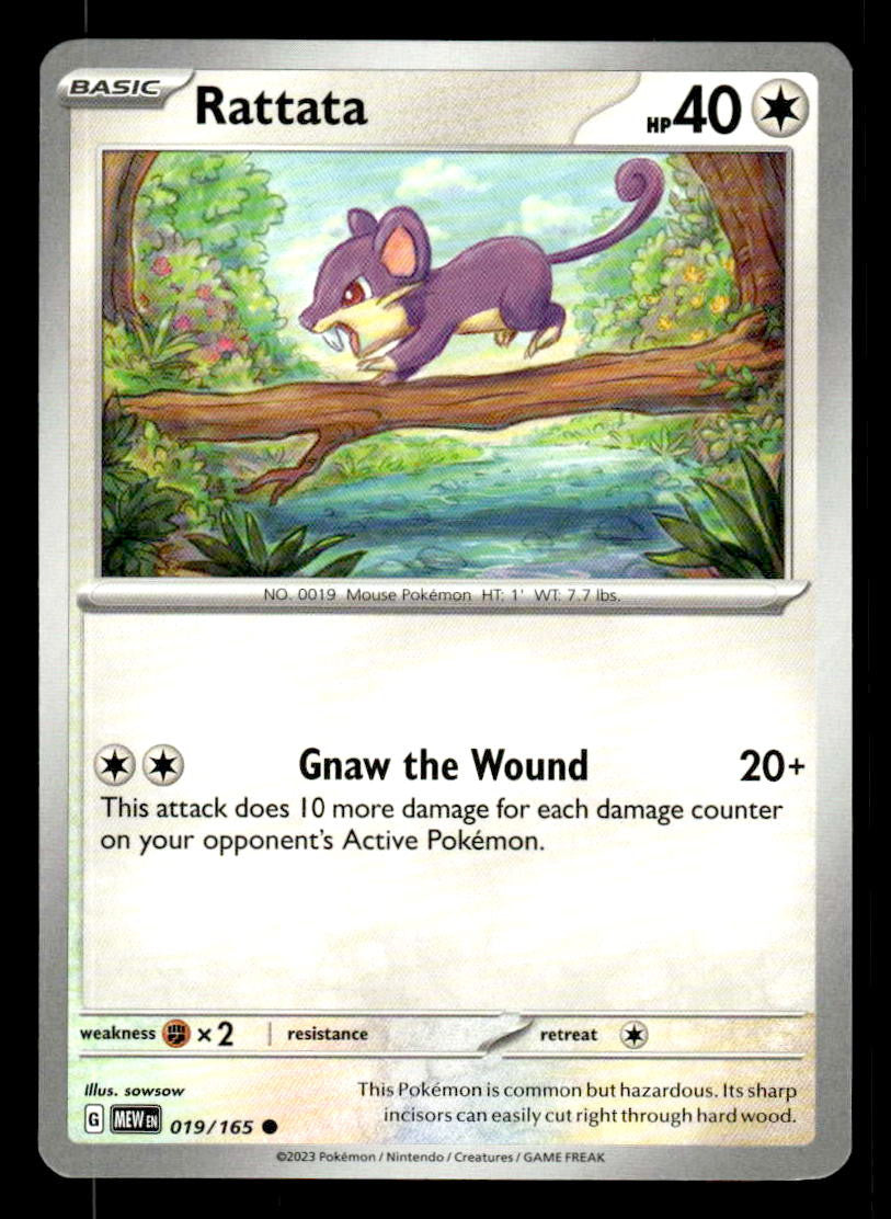 SV: Scarlet & Violet 151 #019/165 Rattata
