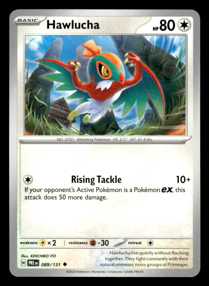 SV: Prismatic Evolutions #089/131 Hawlucha Uncommon