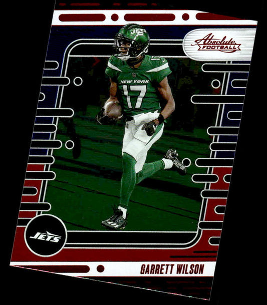 2024 Panini Absolute #83 Garrett Wilson Red and Blue