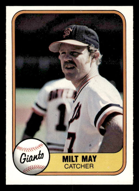 1981 Fleer #442 Milt May