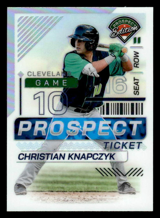 2024 Panini Prospect Edition #54 Christian Knapczyk Holo