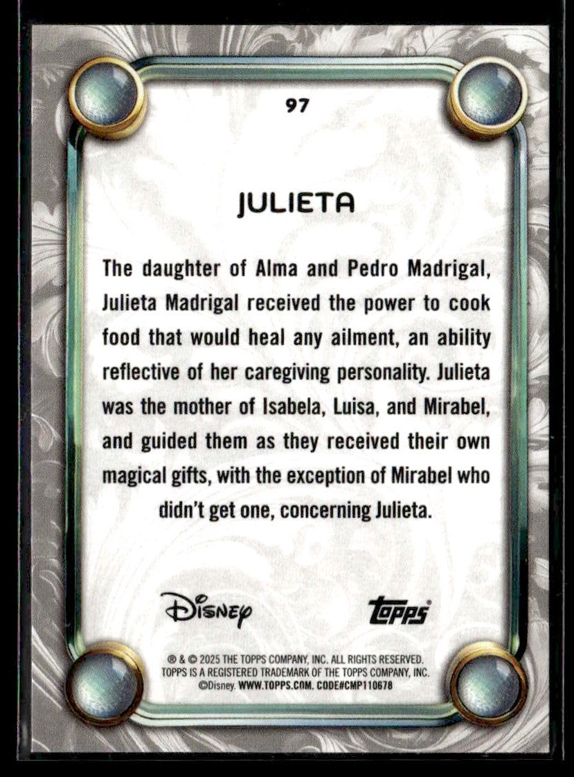 2025 Topps Disney Wonder #97 Julieta