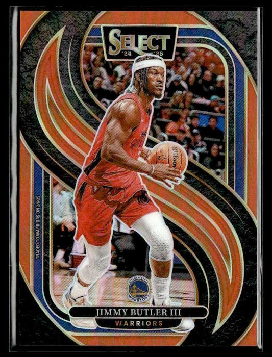 2024-25 Panini Select #144 Jimmy Butler III Orange Prizm