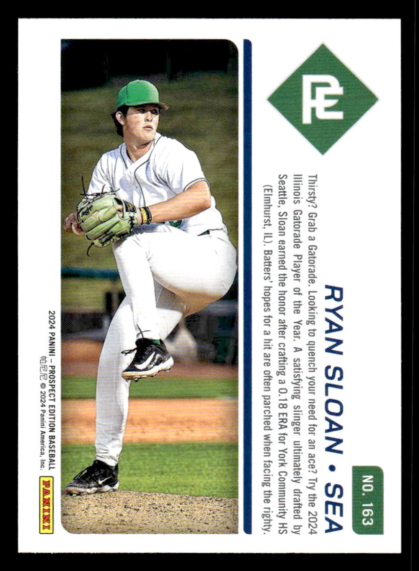 2024 Panini Prospect Edition #163 Ryan Sloan