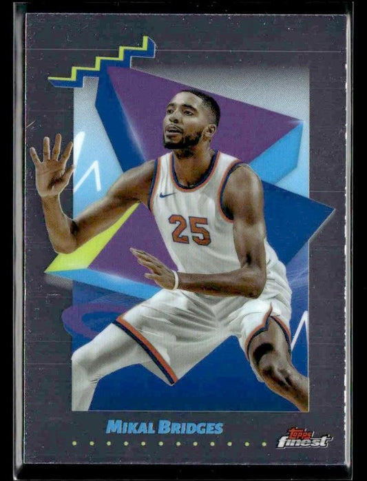 2024-25 Topps Finest #162 Mikal Bridges