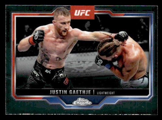 2025 Topps Chrome UFC #138 Justin Gaethje