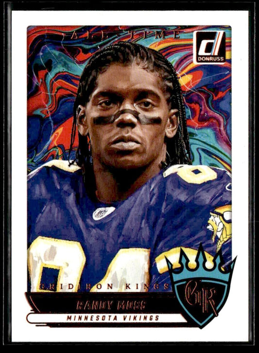 2025 Donruss #ATGK-RMS Randy Moss All-TIme Gridiron Kings