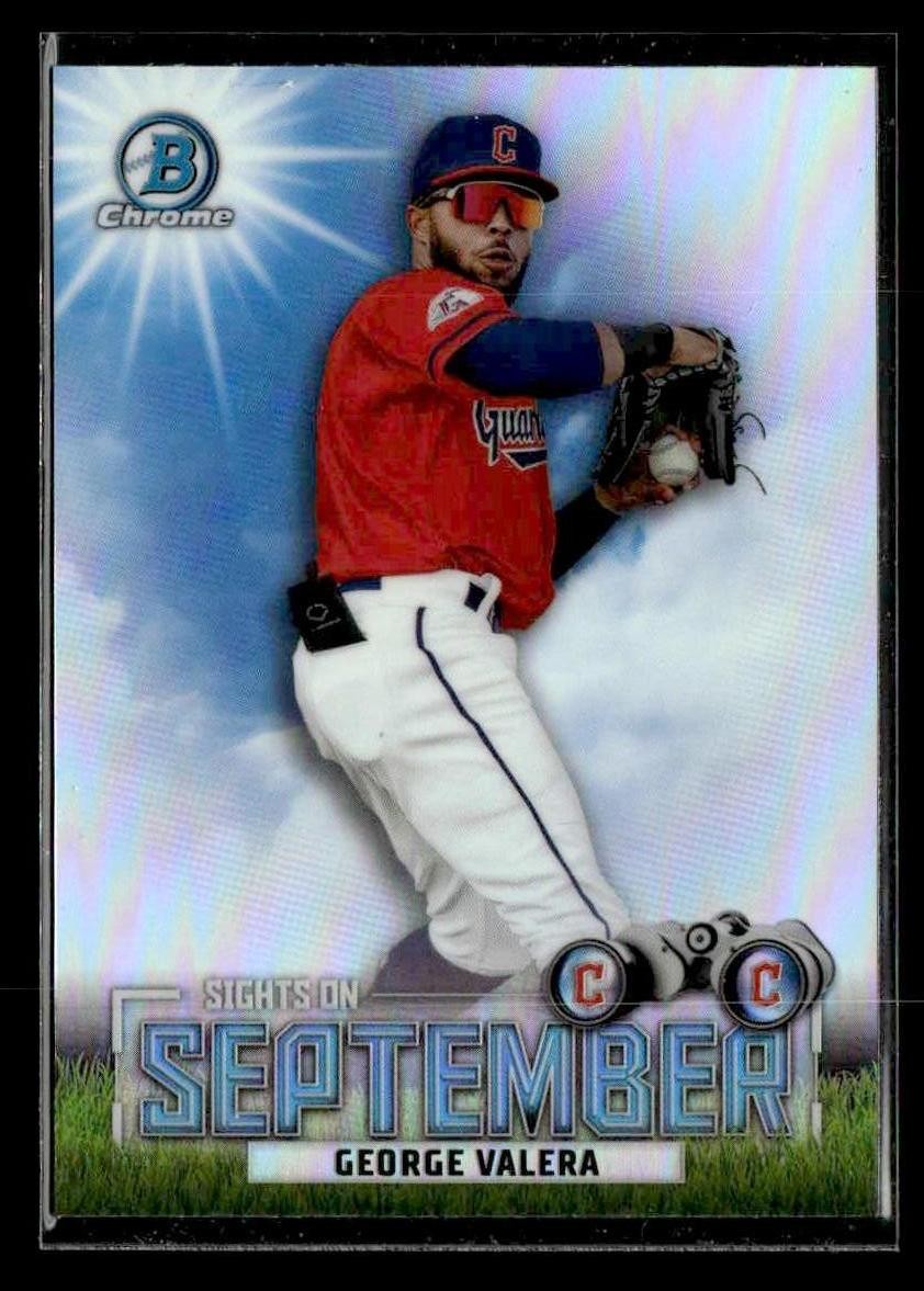 2023 Bowman #SOS-9 George Valera Sights on September