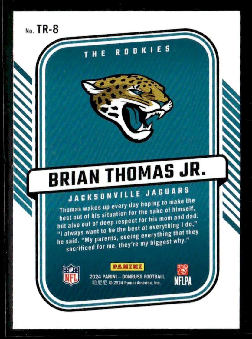 2024 Donruss #TR-8 Brian Thomas Jr. The Rookies