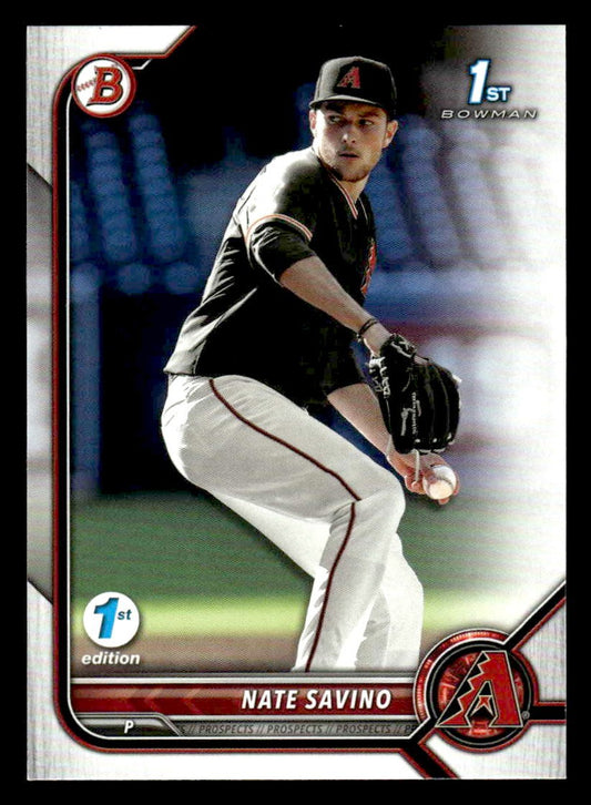 2022 Bowman Draft 1st Edition #BD-163 Nate Savino