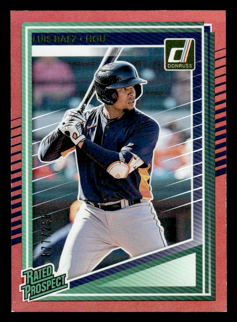 2025 Donruss #144 Luis Baez Red - #77/250