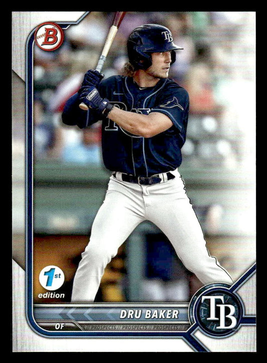 2022 Bowman Draft 1st Edition #BD-158 Dru Baker