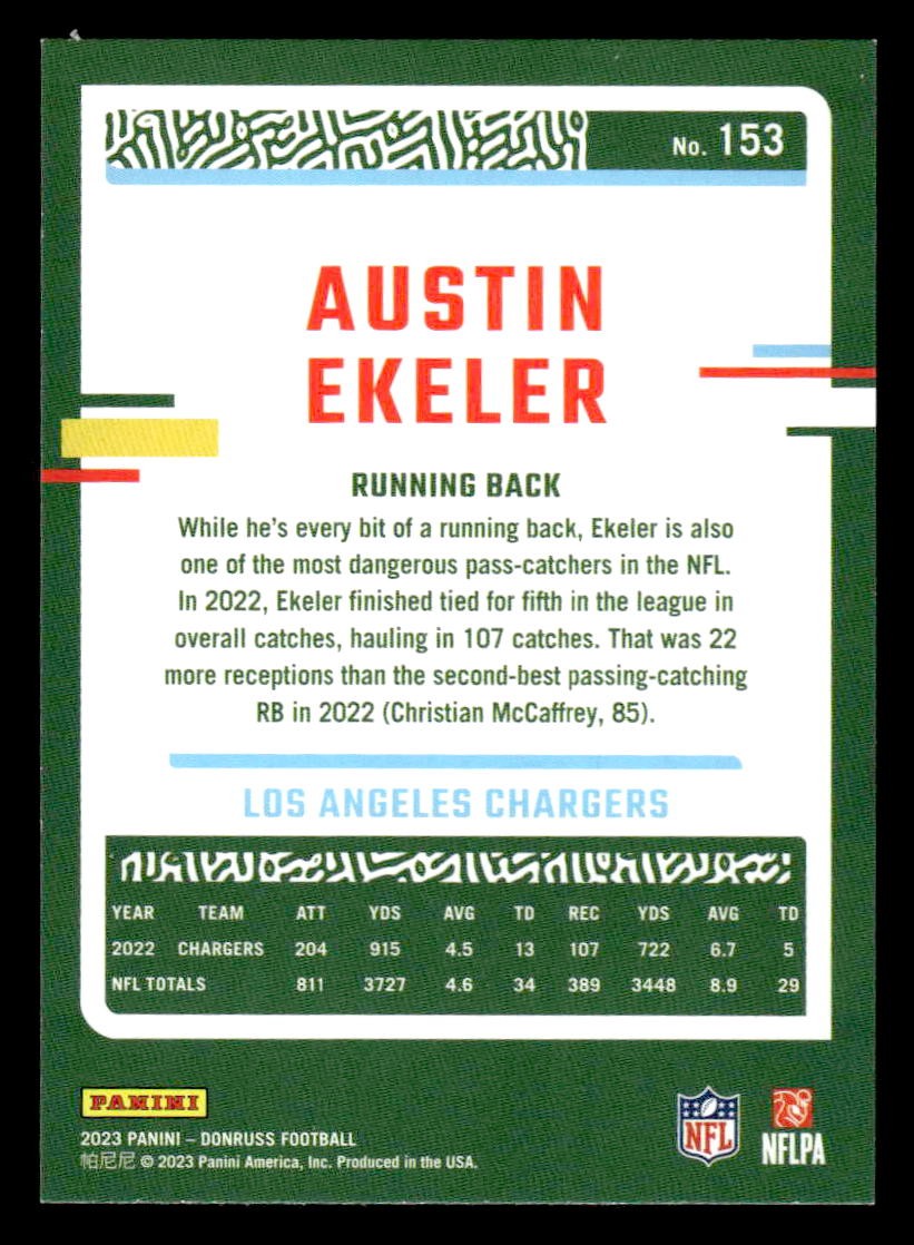 2023 Donruss #153 Austin Ekeler