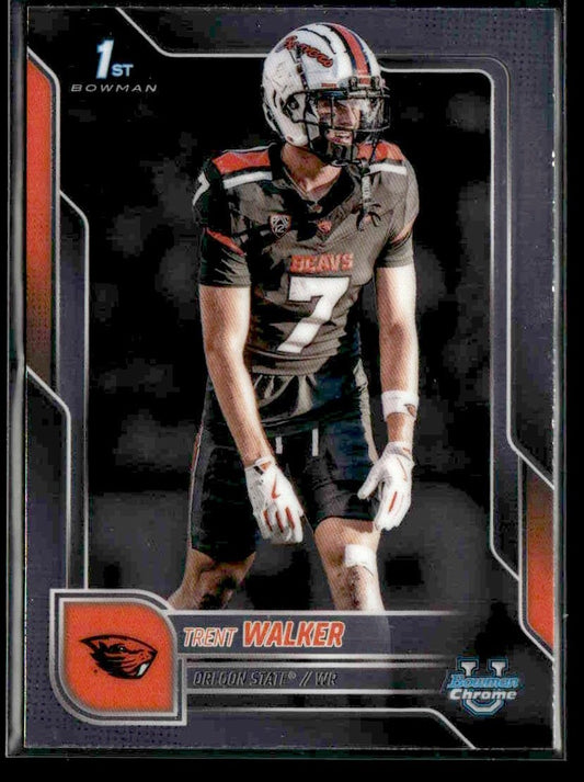 2025 Bowman University Chrome #54 Trent Walker