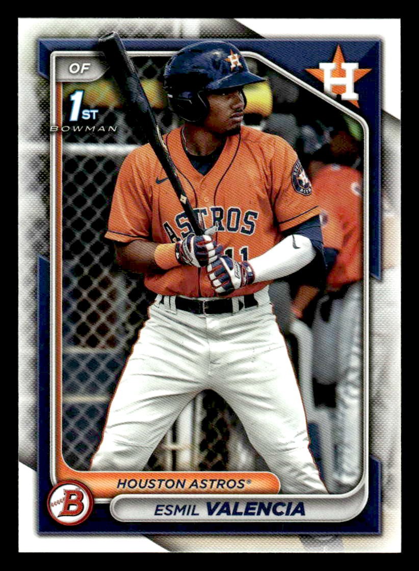 2024 Bowman #BP-75 Esmil Valencia Prospects
