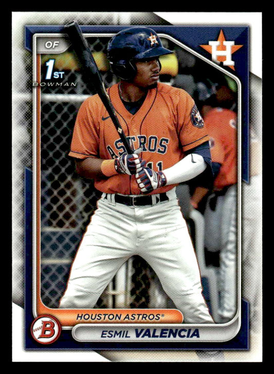 2024 Bowman #BP-75 Esmil Valencia Prospects