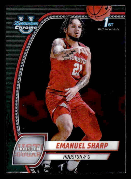 2024-25 Bowman University Chrome #23 Emanuel Sharp