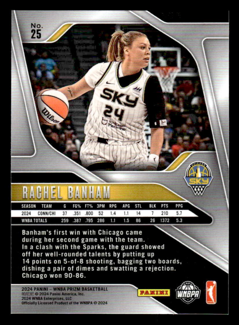 2024 Panini Prizm WNBA #25 Rachel Banham