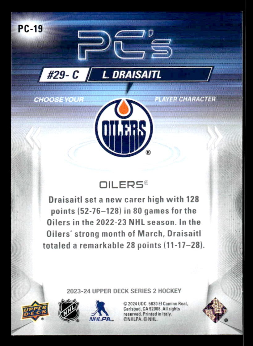 2023-24 Upper Deck #PC-19 Leon Draisaitl PC's