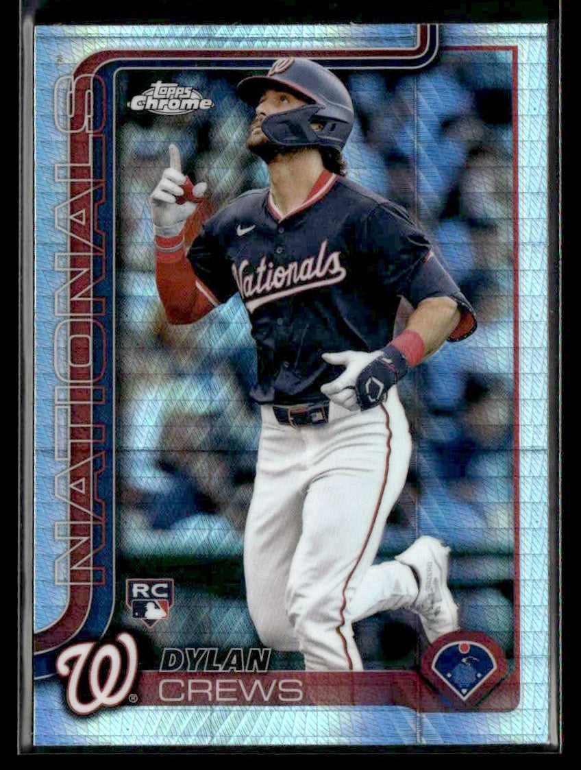 2025 Topps Chrome #146 Dylan Crews Prism Refractors