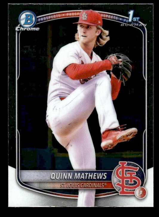 2025 Bowman #BCP-25 Quinn Mathews Chrome Prospects