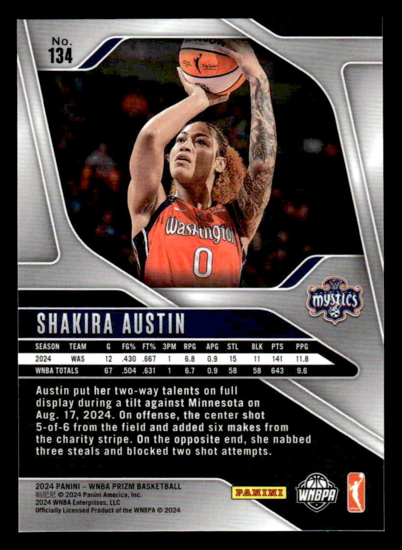 2024 Panini Prizm WNBA #134 Shakira Austin