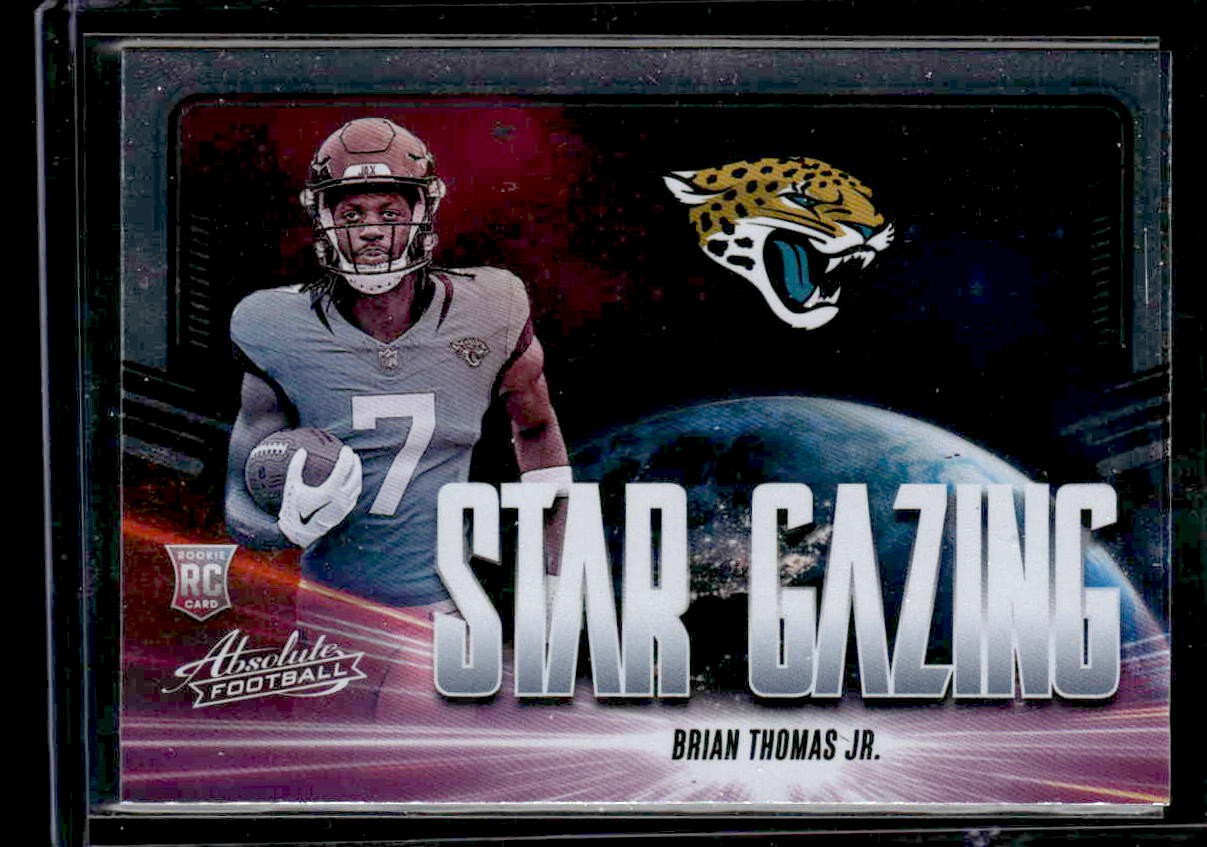 2024 Panini Absolute #SG-BTJ Brian Thomas Jr. Star Gazing