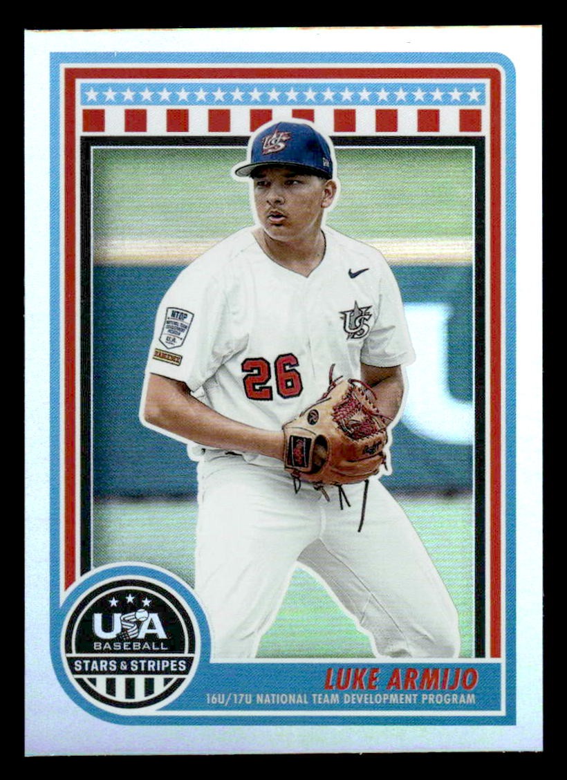 2025 Panini Stars and Stripes USA Baseball #129 Luke Armijo