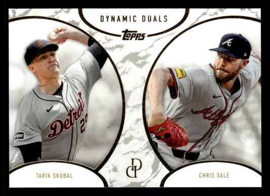 2025 Topps Dynamic Duals #44 Tarik Skubal / Chris Sale