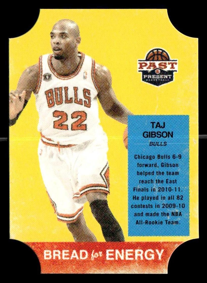 2011-12 Panini Past & Present #20 Taj Gibson Bread for Energy