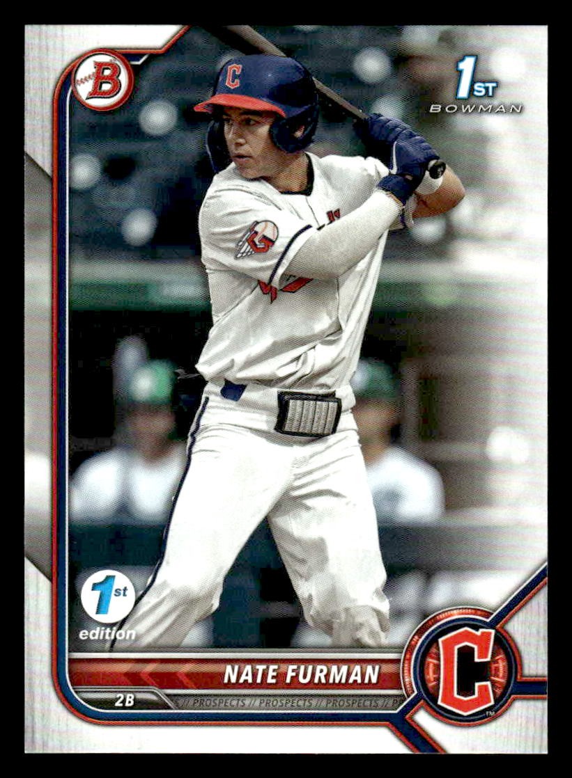 2022 Bowman Draft 1st Edition #BD-182 Nate Furman
