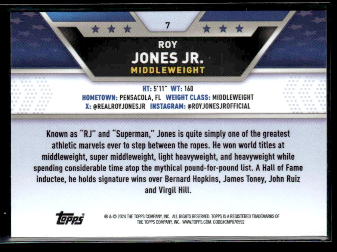 2024 Topps Chrome #7 Roy Jones Jr.