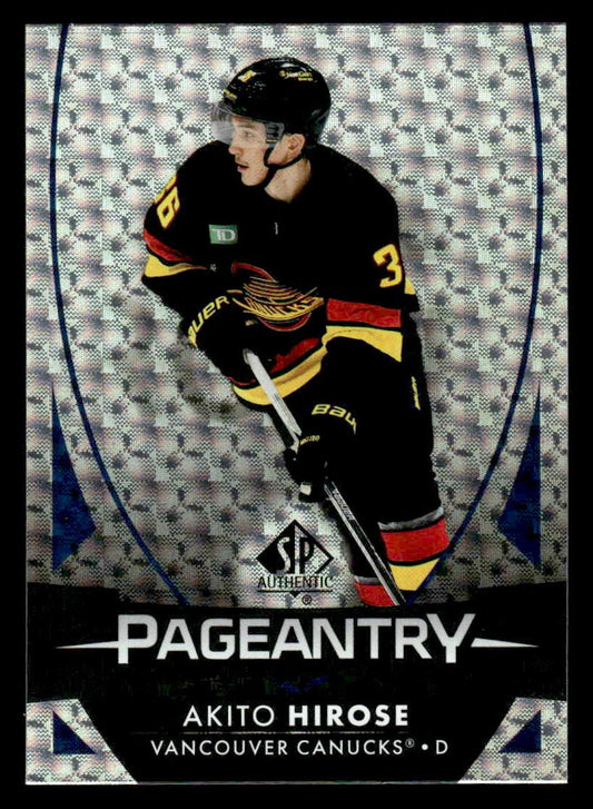 2023-24 SP Authentic #P-73 Akito Hirose Pageantry