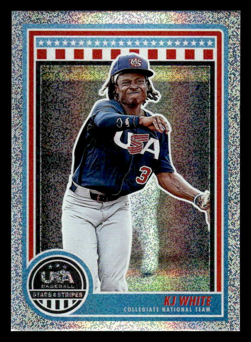 2025 Panini Stars and Stripes USA Baseball #60 KJ White Stars