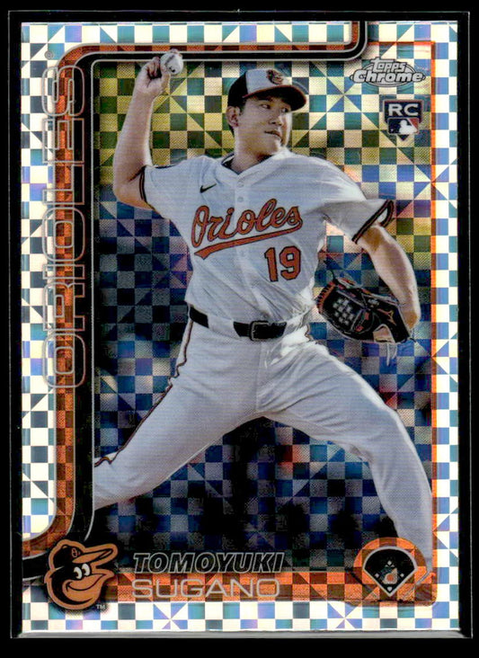 2025 Topps Chrome #166 Tomoyuki Sugano X-Fractors