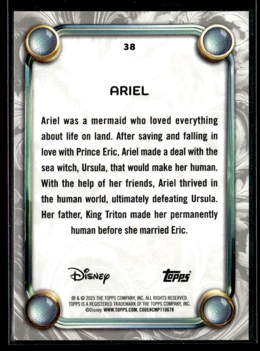 2025 Topps Disney Wonder #38 Ariel