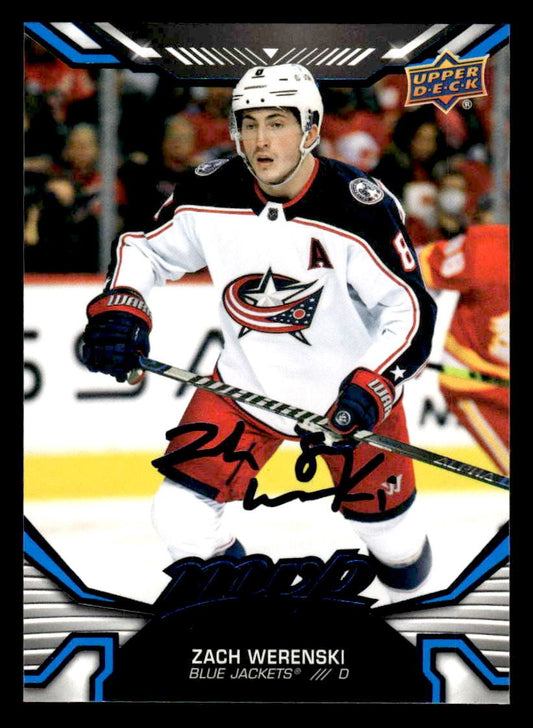 2022-23 Upper Deck MVP #146 Zach Werenski Blue Script