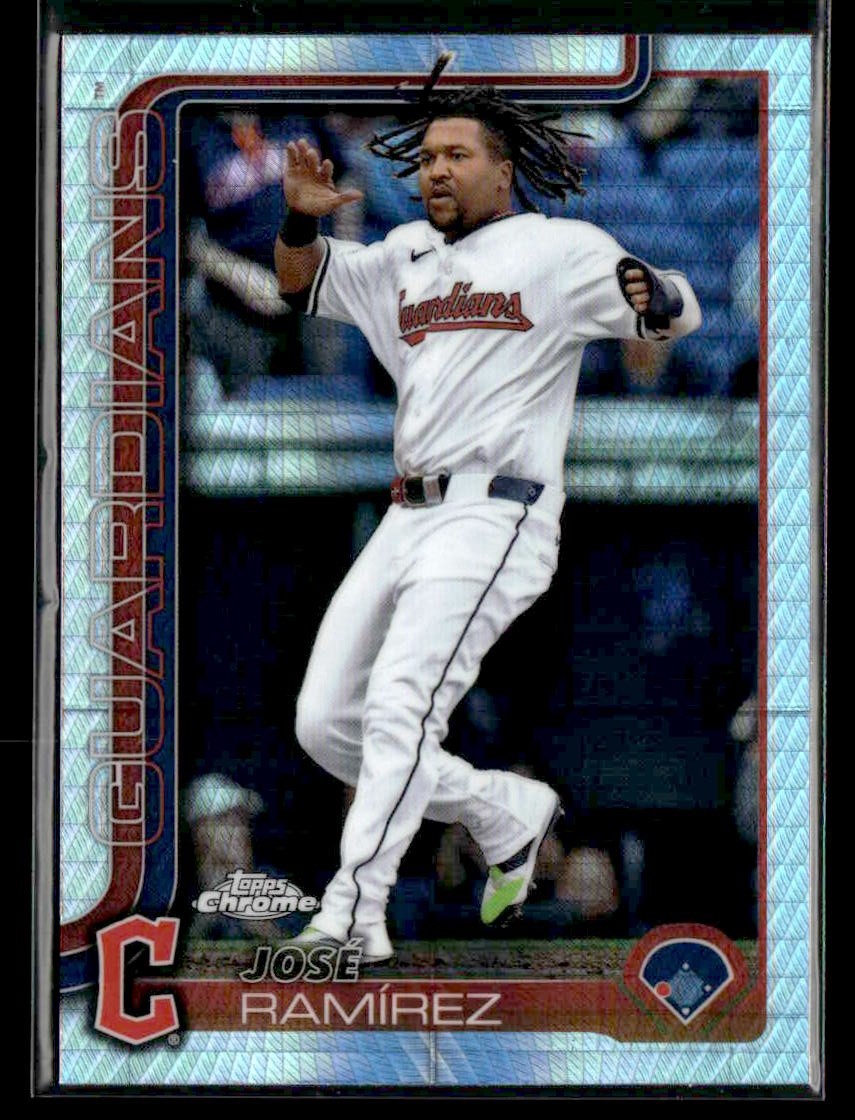 2025 Topps Chrome #12 José Ramírez Prism Refractors